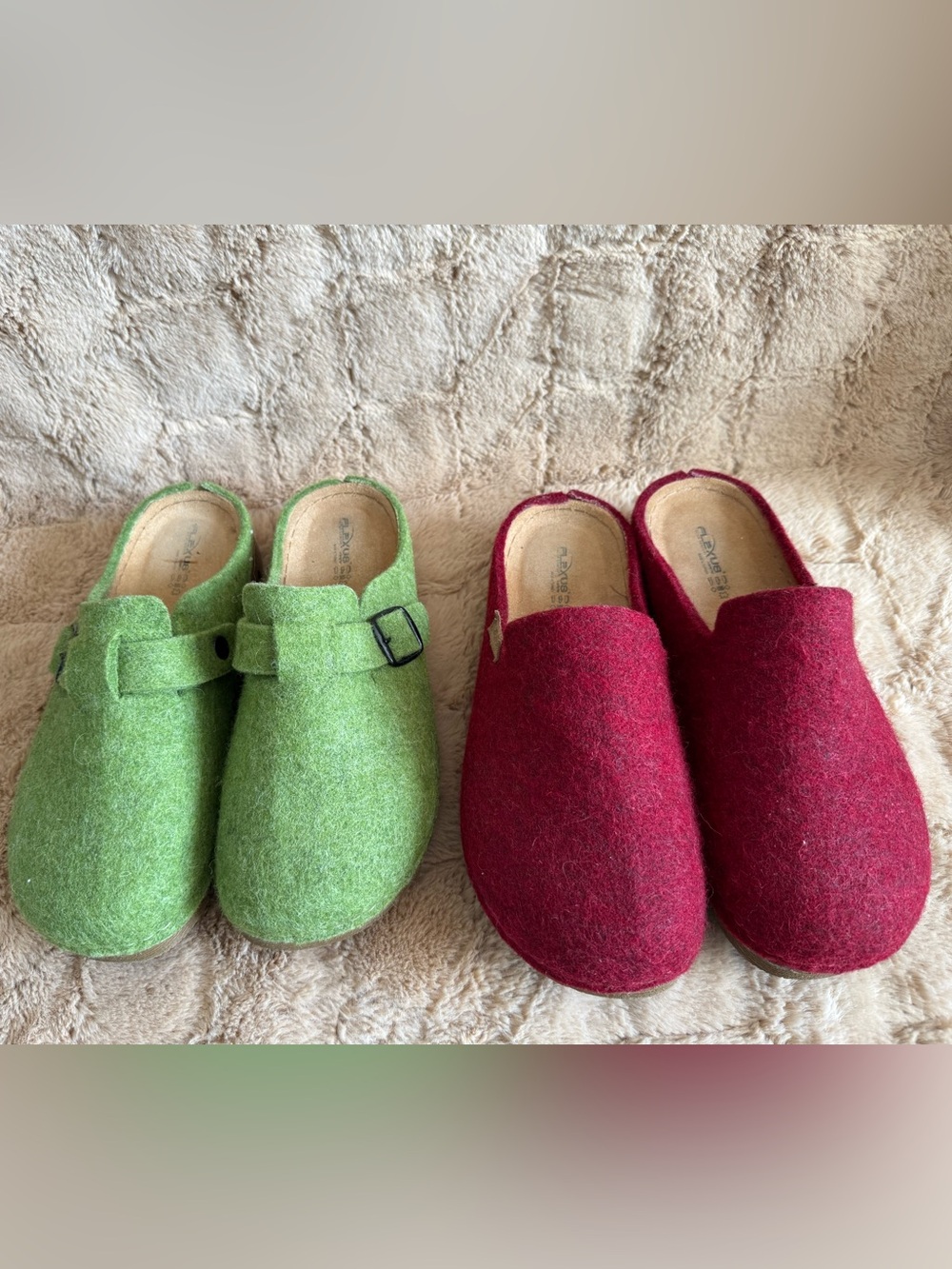 Springs Step Flexus Wool Clogs - 2 Pairs Each Worn Once Sz 38